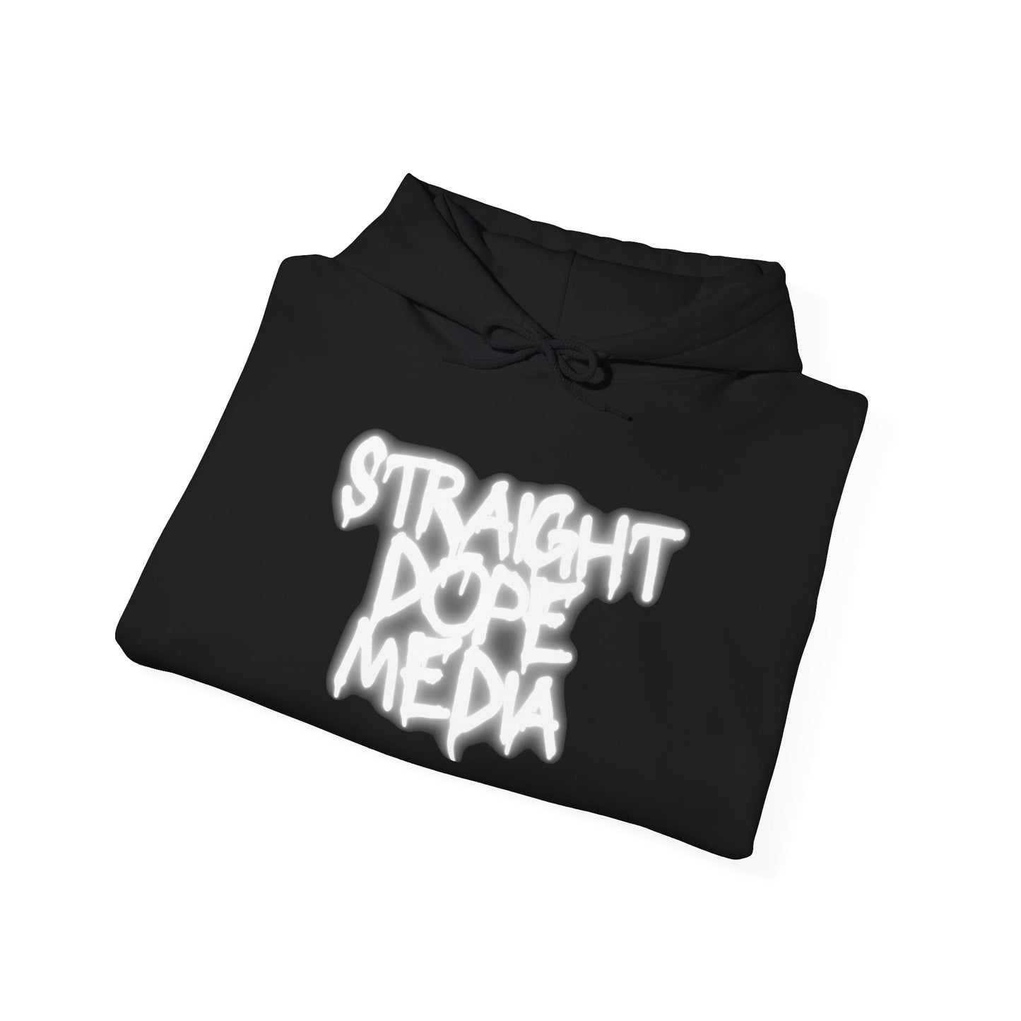 Straight Dope Media White Graffiti Hoodie