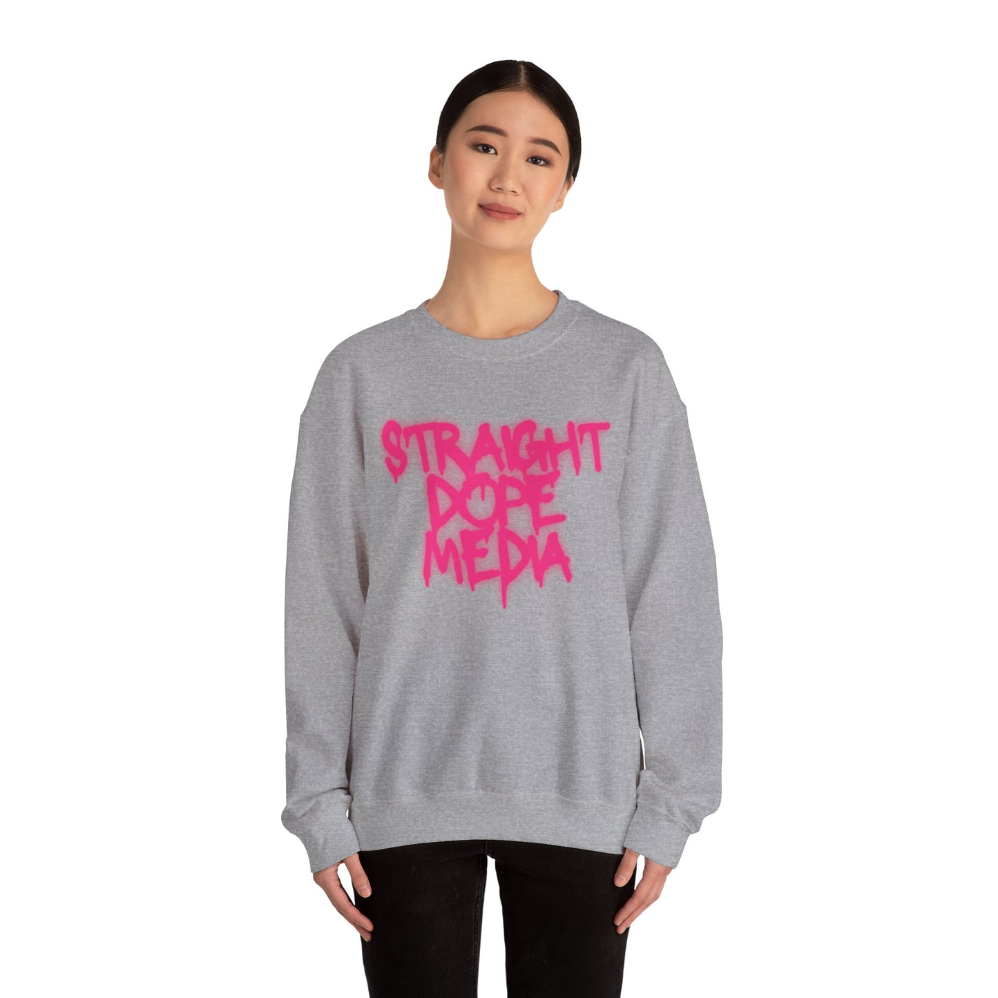 Straight Dope Media Pink Graffiti Sweatshirt