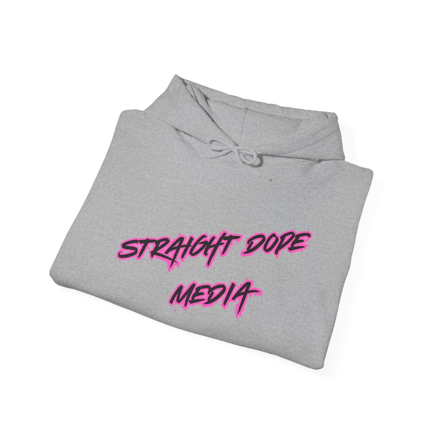 Straight Dope Media Pink Outline Hoodie