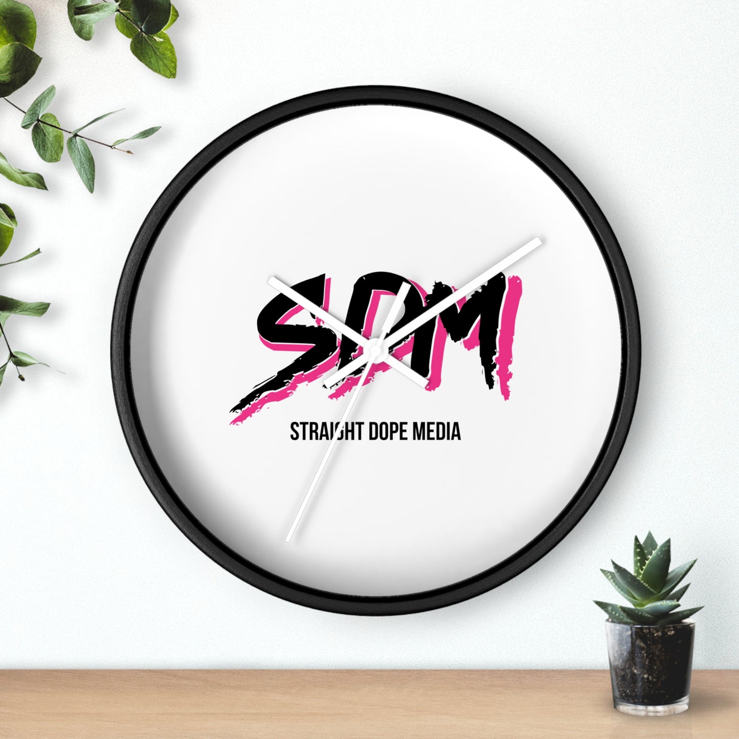 Straight Dope Media Wall Clock