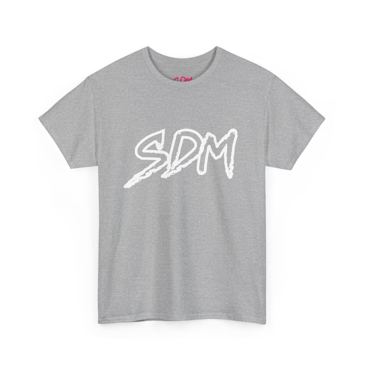 SDM White Outline Tee