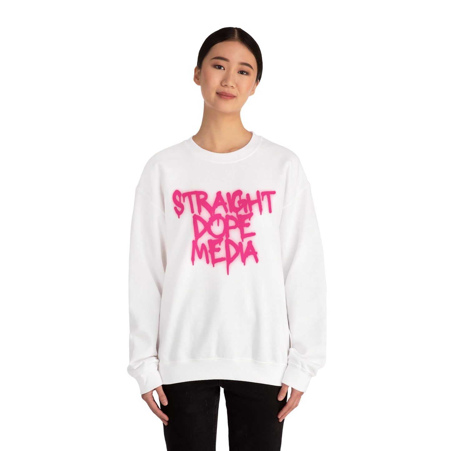 Straight Dope Media Pink Graffiti Sweatshirt