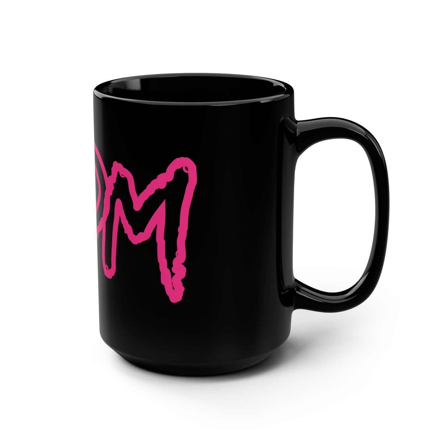 SDM Pink Logo Black 15oz Mug