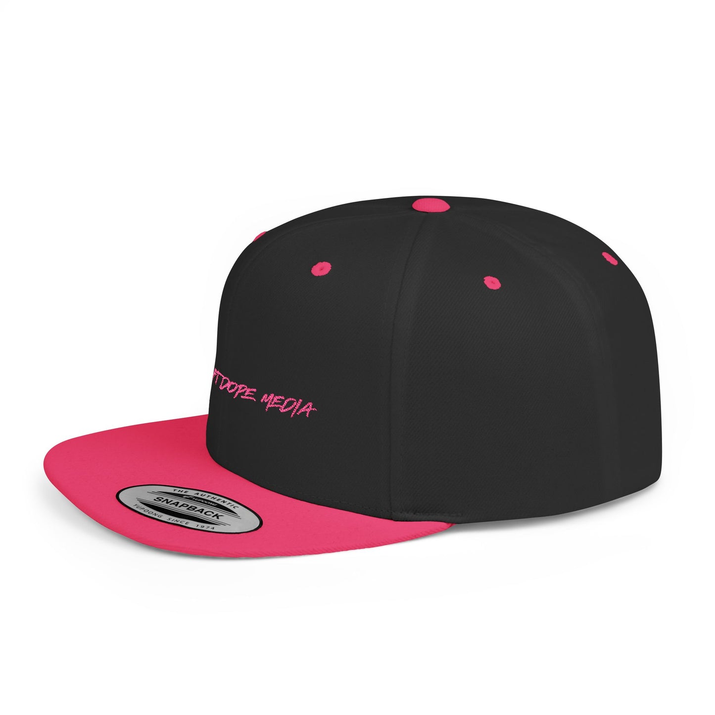 Straight Dope Media Flat Bill Snapback