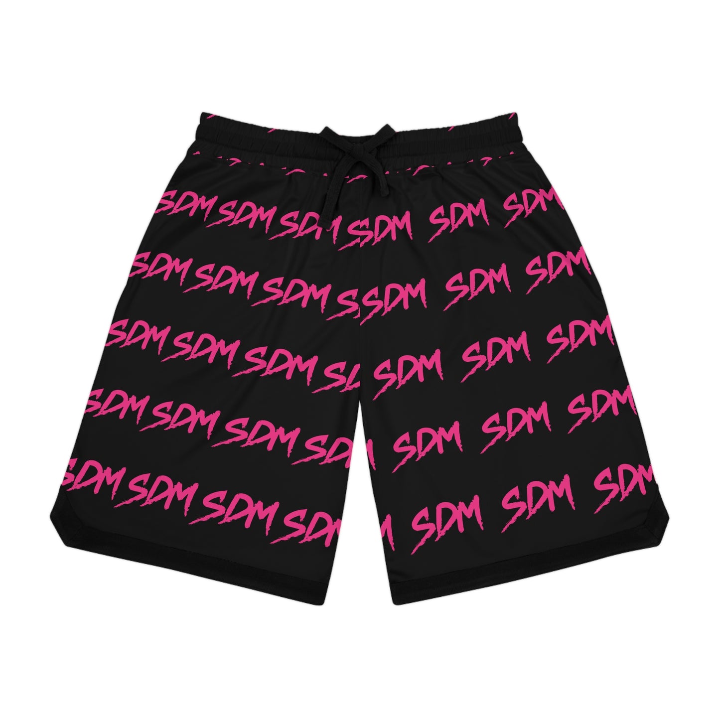 SDM Pink Logo on Black AO Shorts