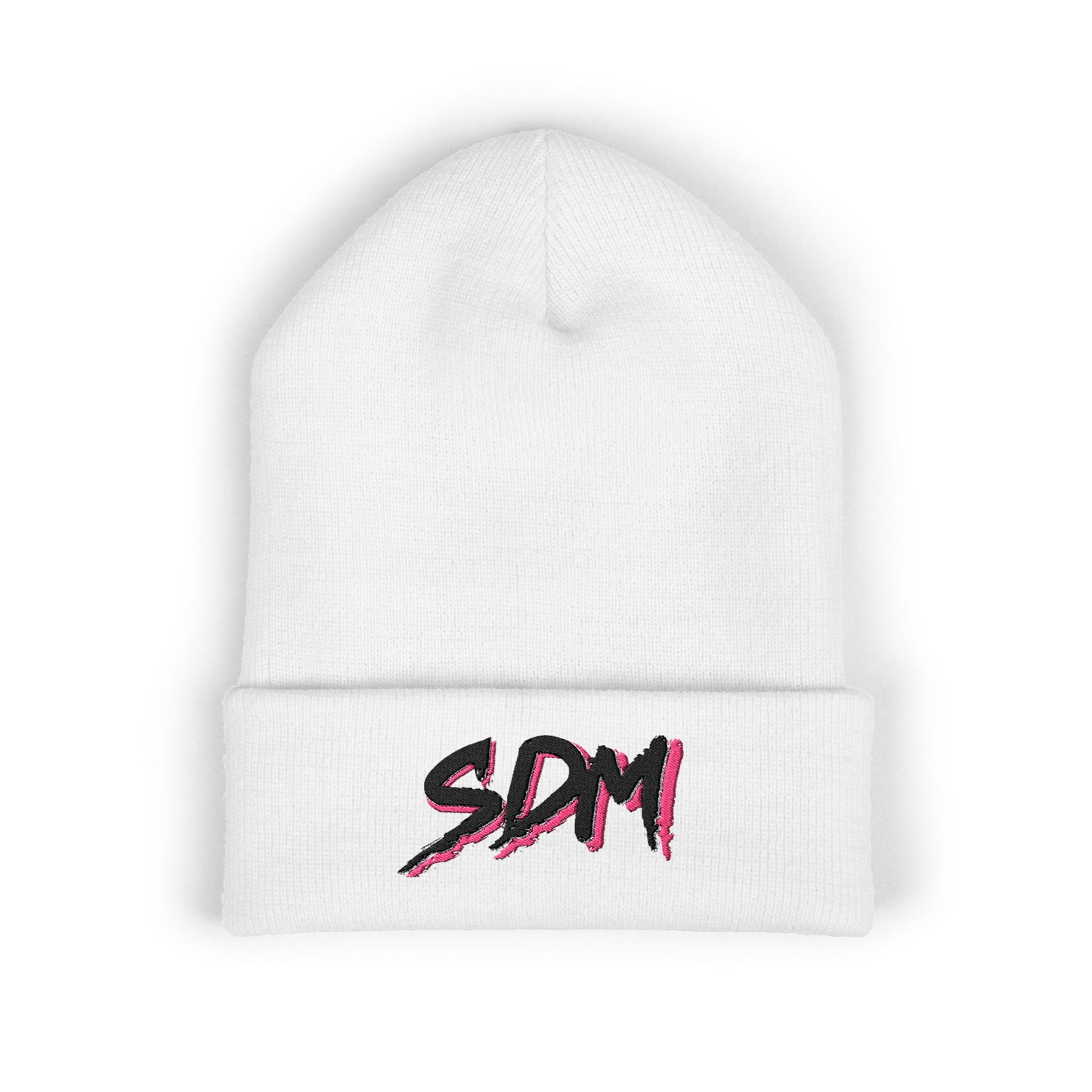 SDM 3 Color Black Logo Beanie