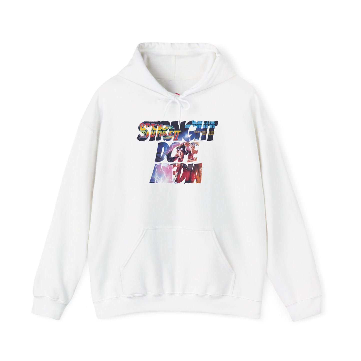 Straight Dope Media Back To The Future II Poster Hoodie