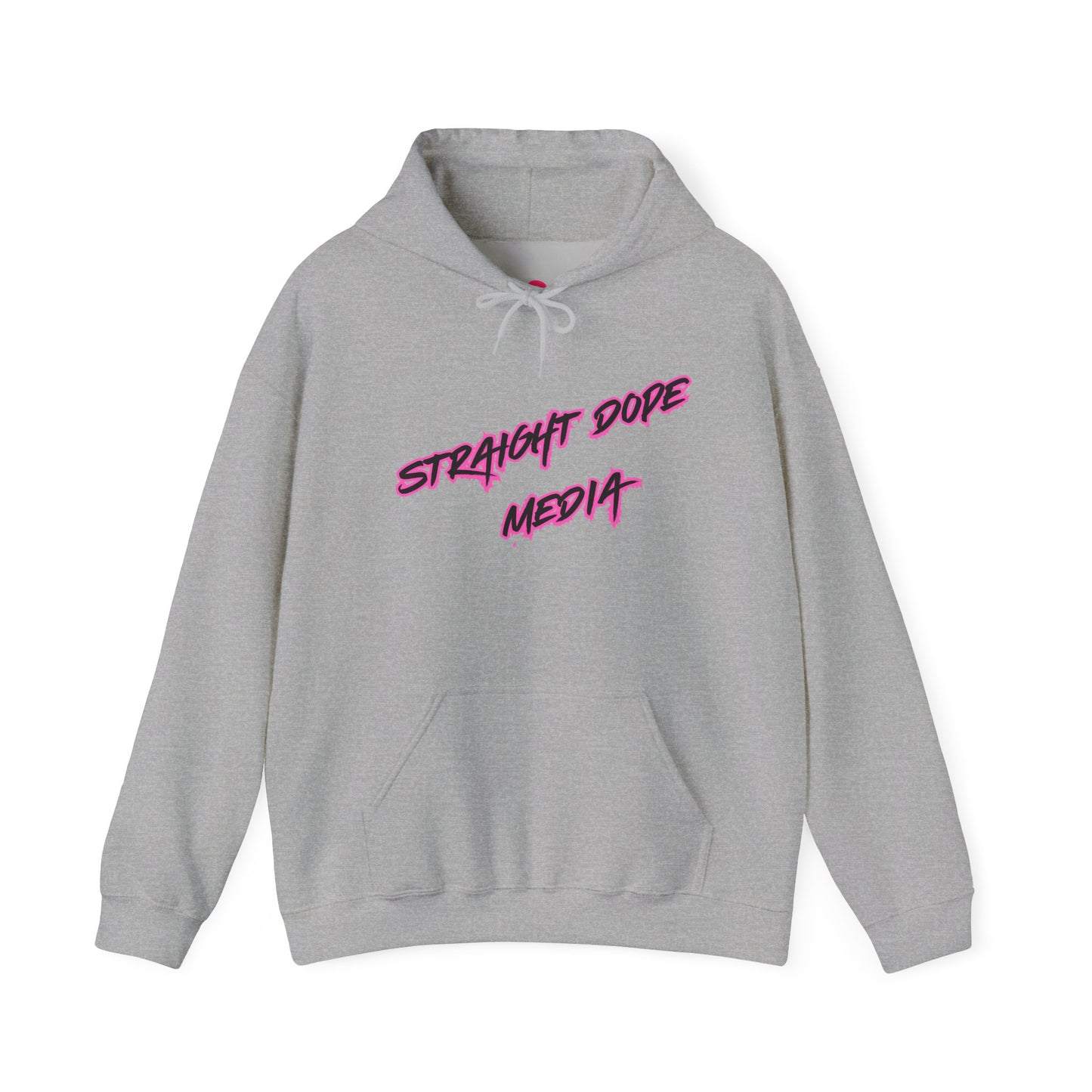 Straight Dope Media Pink Outline Hoodie