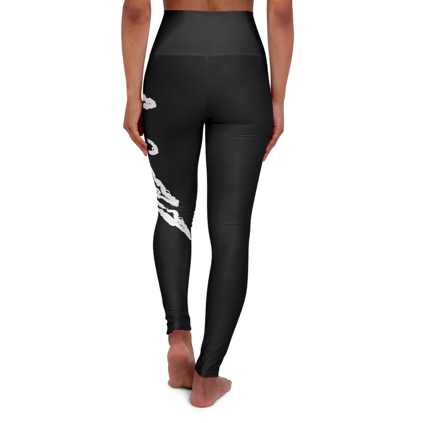 SDM White Outline Logo Leggings