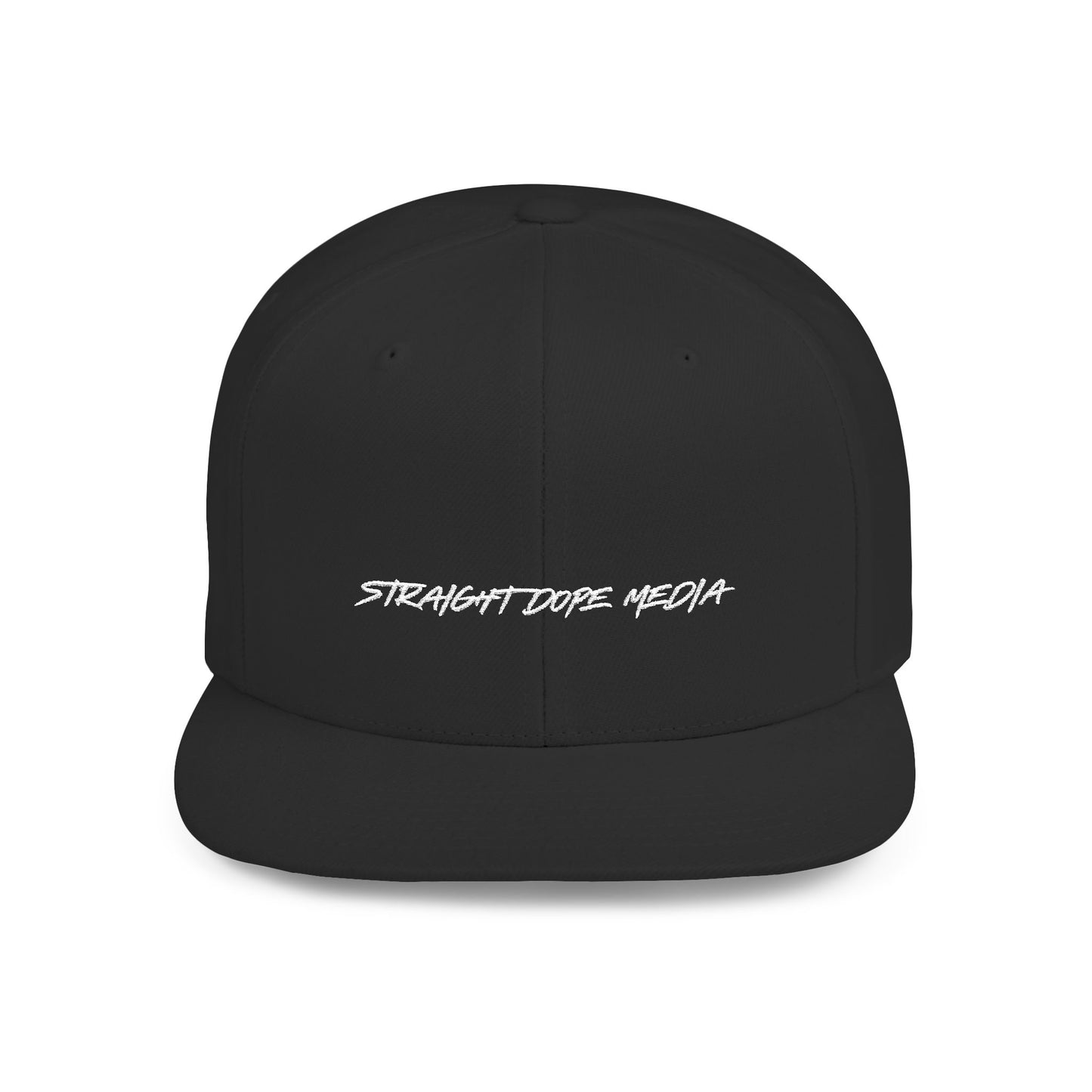 Straight Dope Media Flat Bill Snapback