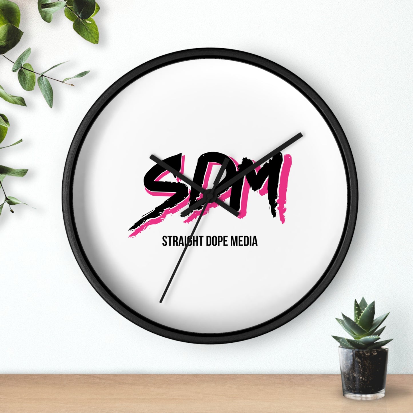 Straight Dope Media Wall Clock