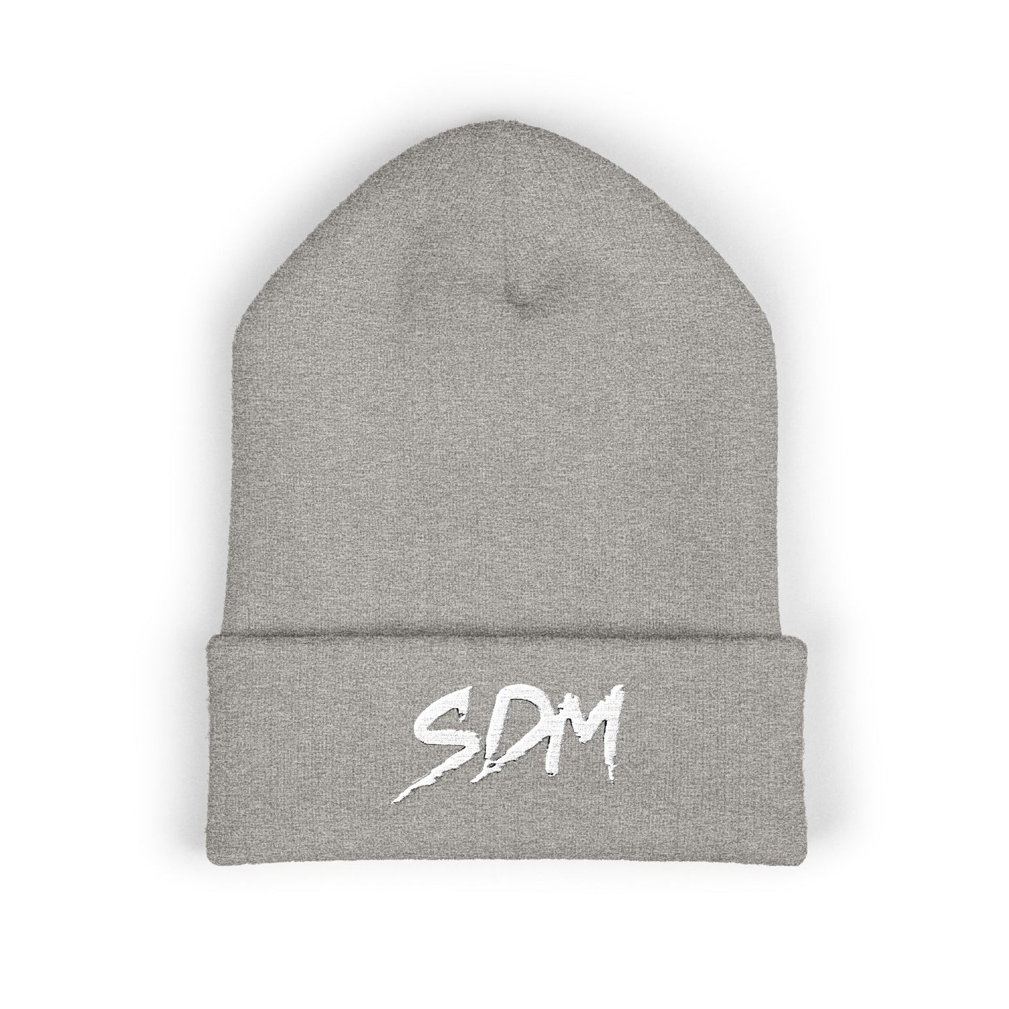 SDM White Logo Beanie