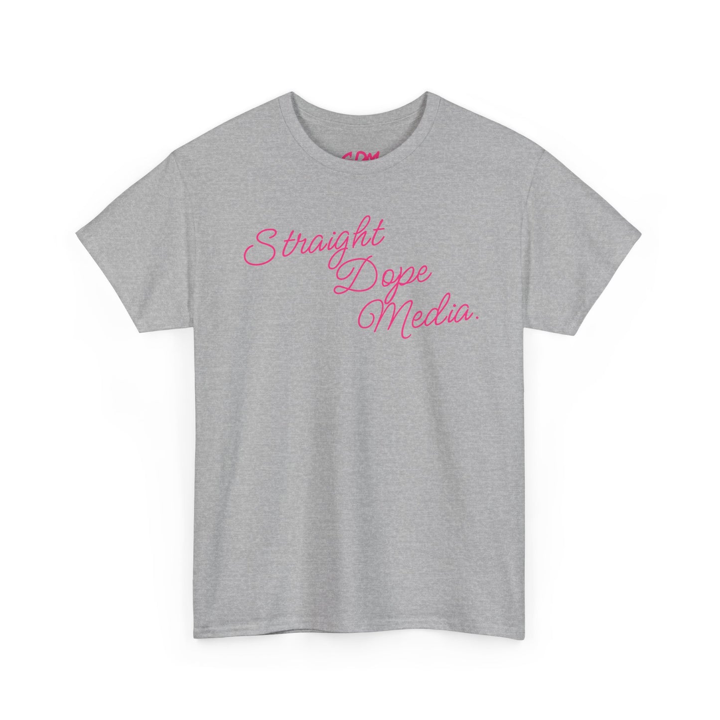 Straight Dope Media Hipster Script Tee