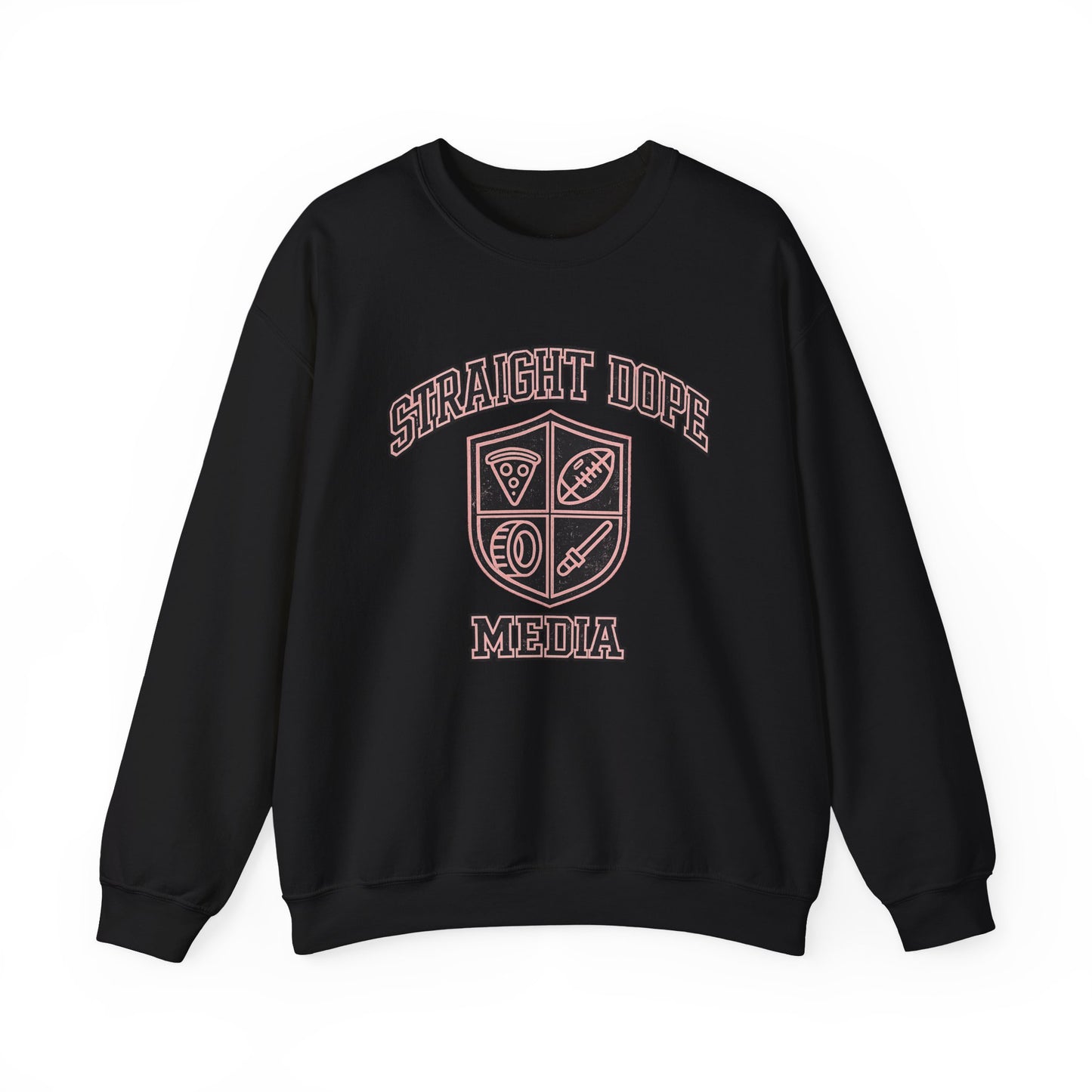 Straight Dope Media Used Up Varsity Sweatshirt