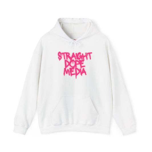 Straight Dope Media Pink Graffiti Hoodie