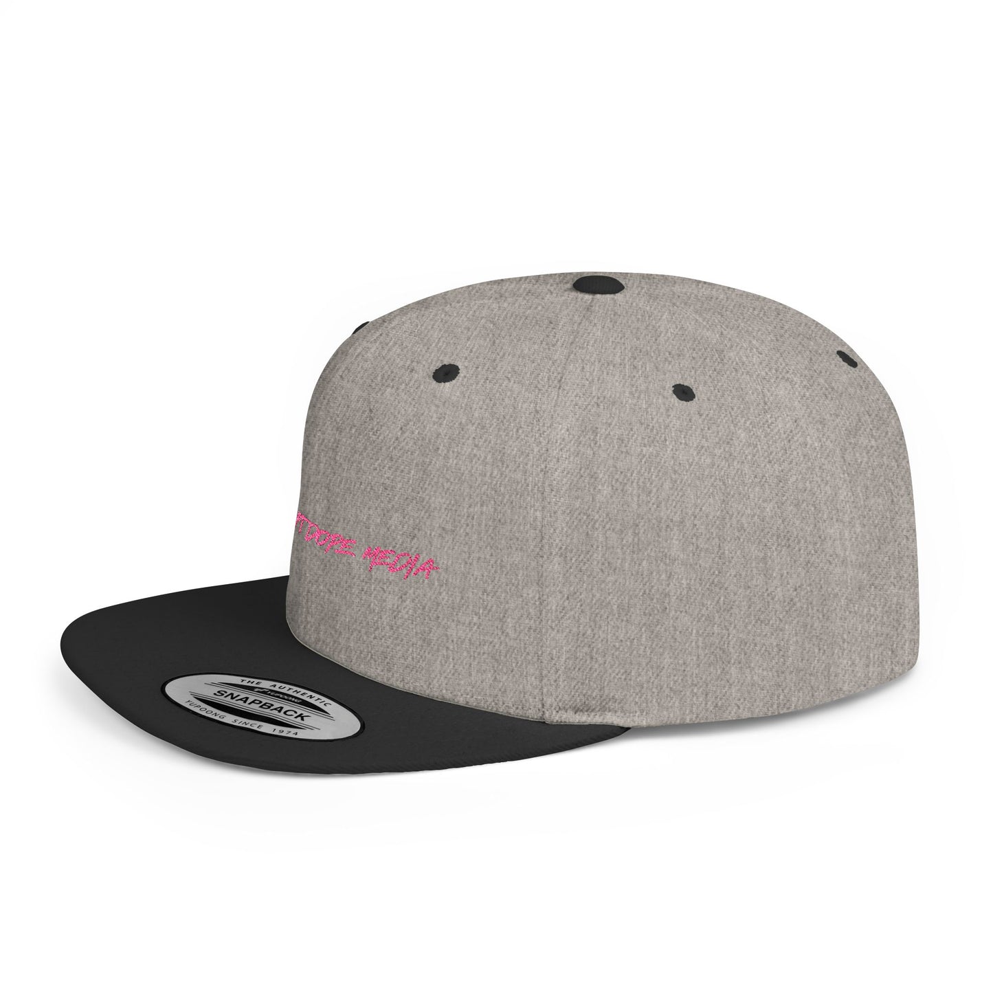 Straight Dope Media Flat Bill Snapback