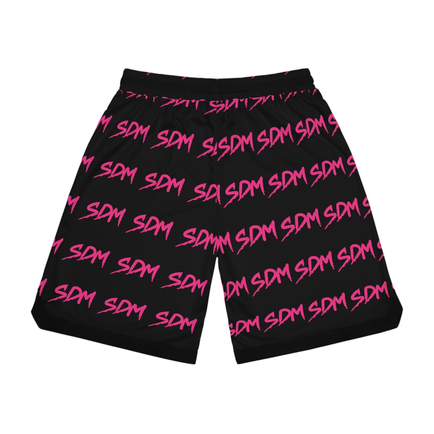 SDM Pink Logo on Black AO Shorts