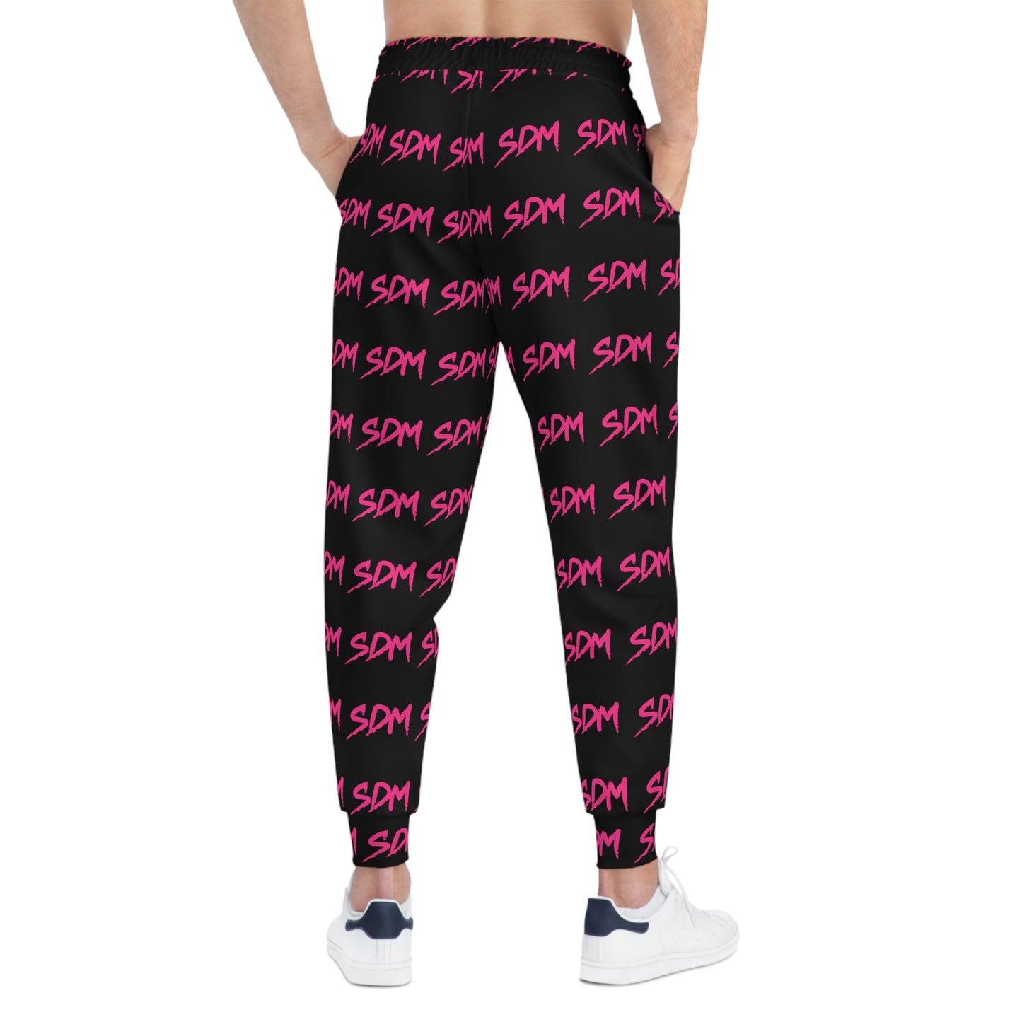 SDM Pink Logo on Black AO Joggers