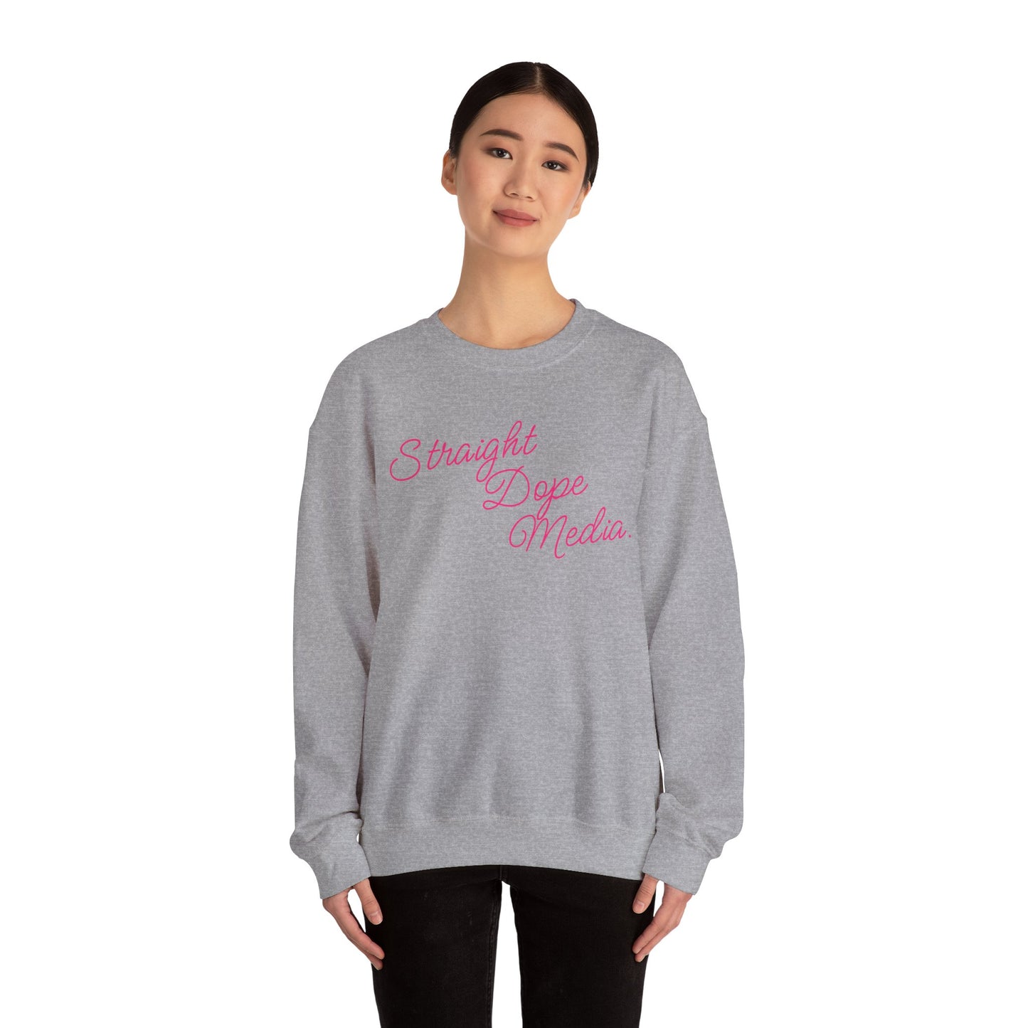 Straight Dope Media Hipster Script Sweatshirt