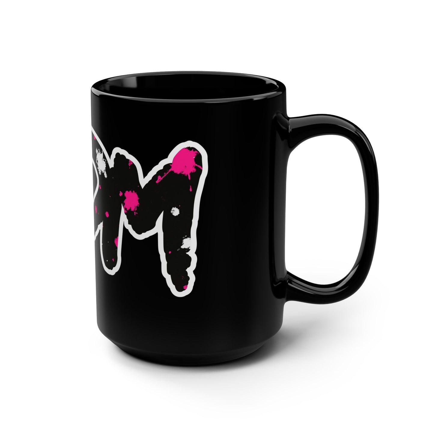 SDM Paint Splatter Black 15oz Mug