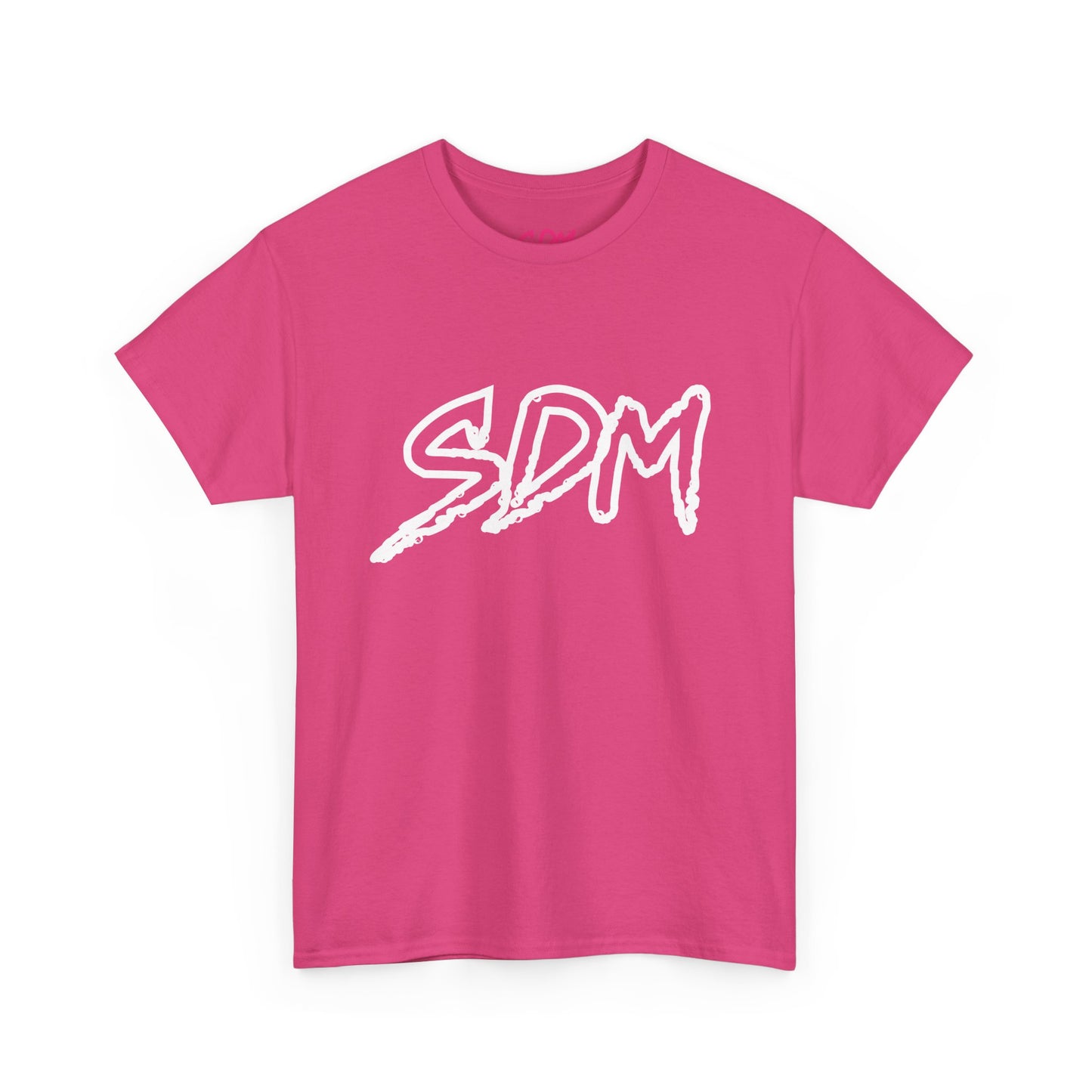 SDM White Outline Tee