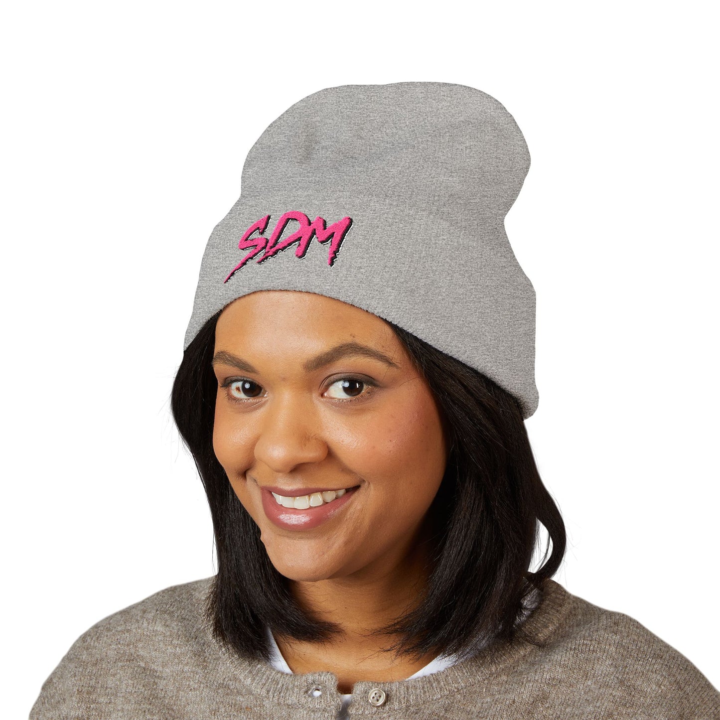 SDM Pink Logo Beanie