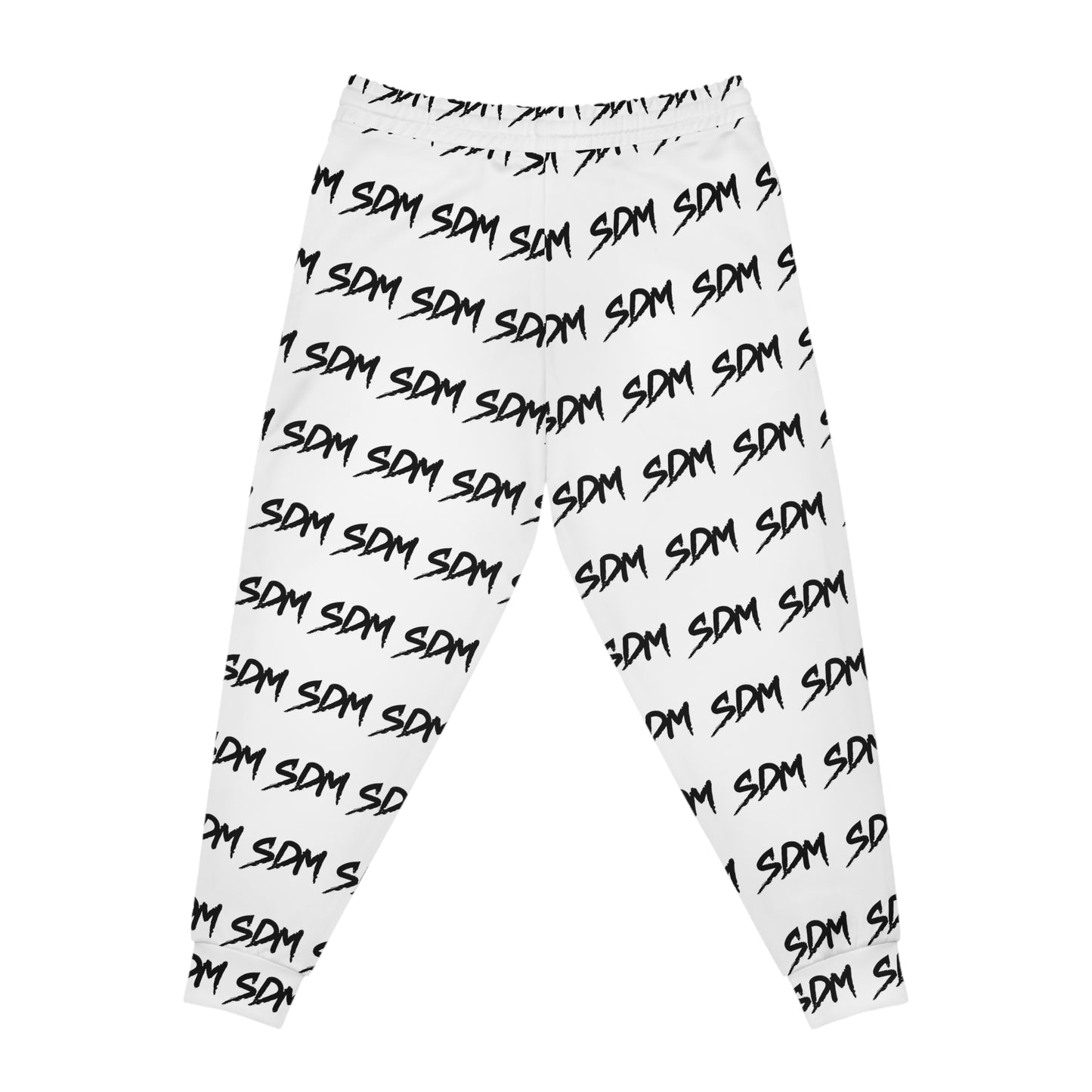 SDM Black Logo on White AO Joggers