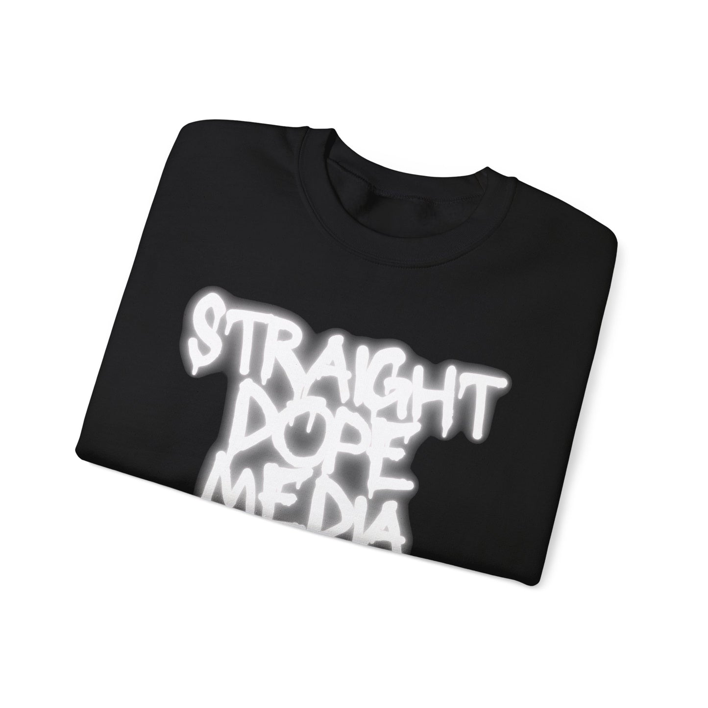 Straight Dope Media White Graffiti Sweatshirt