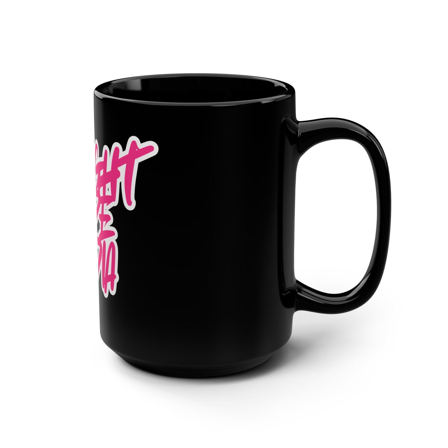 Straight Dope Media Graffiti 15oz Black Mug