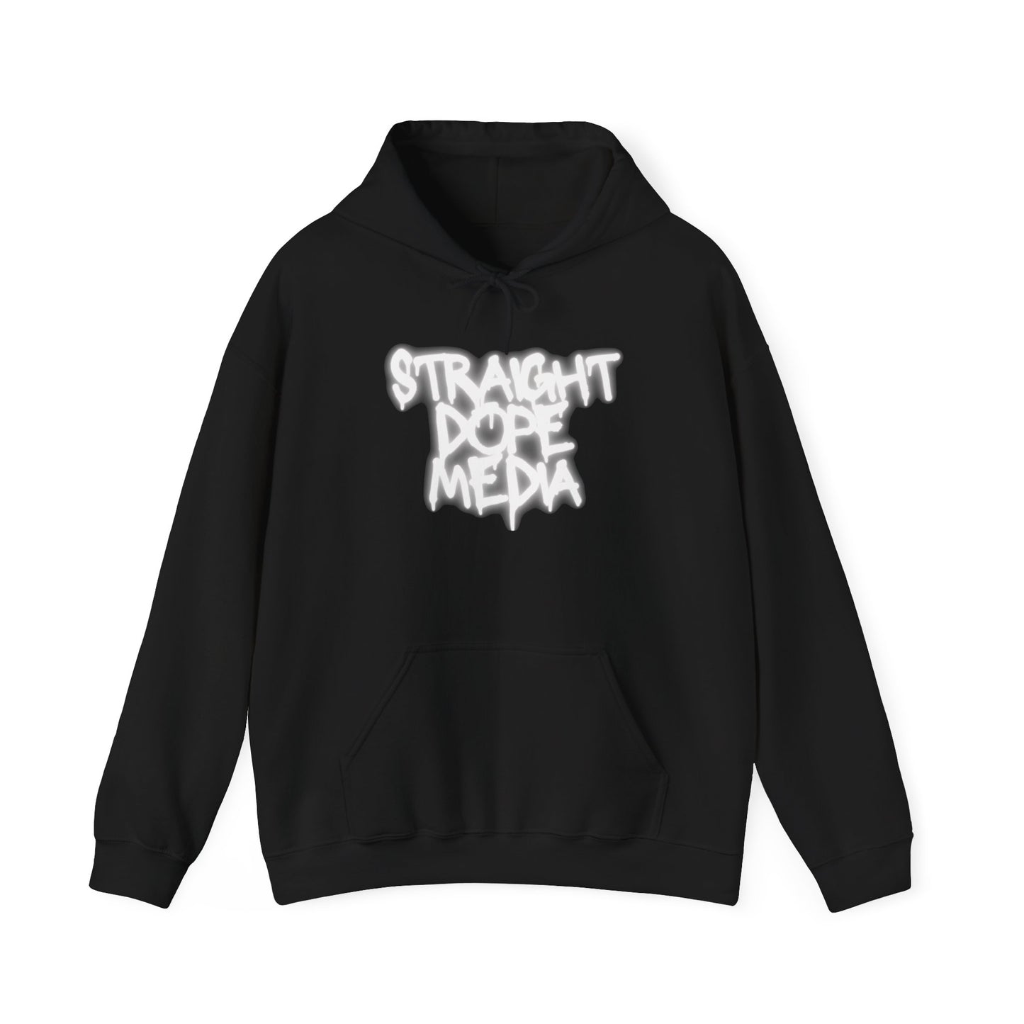 Straight Dope Media White Graffiti Hoodie
