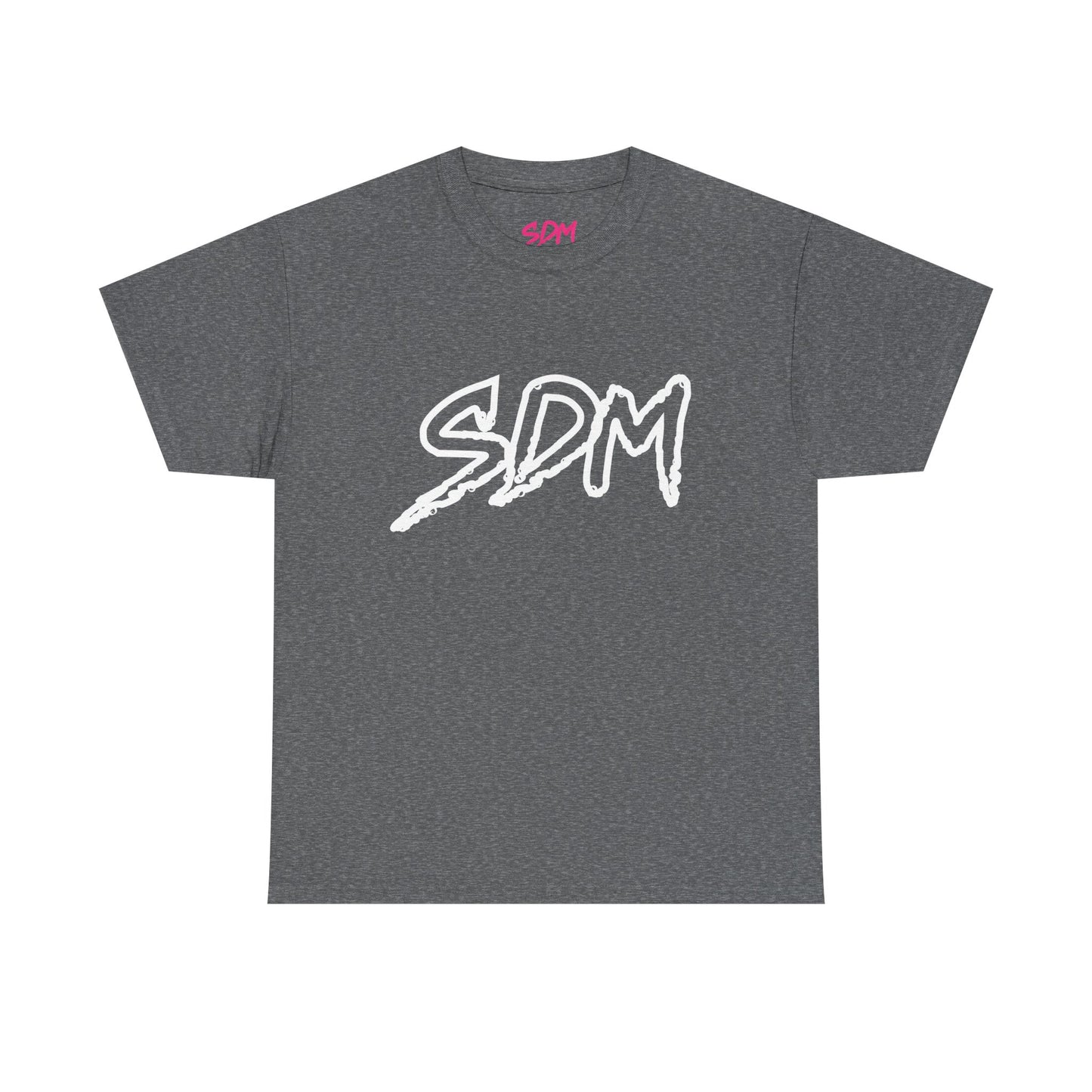 SDM White Outline Tee