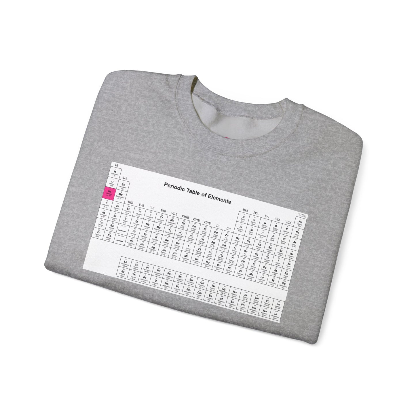Sodium Periodic Table Sweatshirt