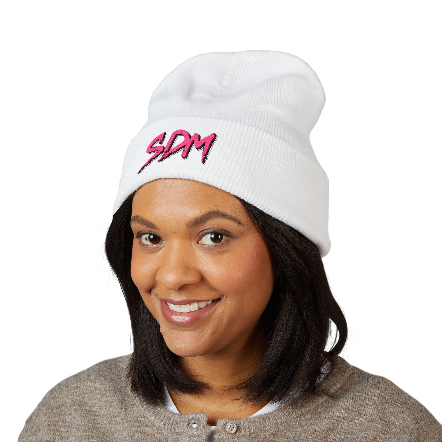 SDM Pink Logo Beanie