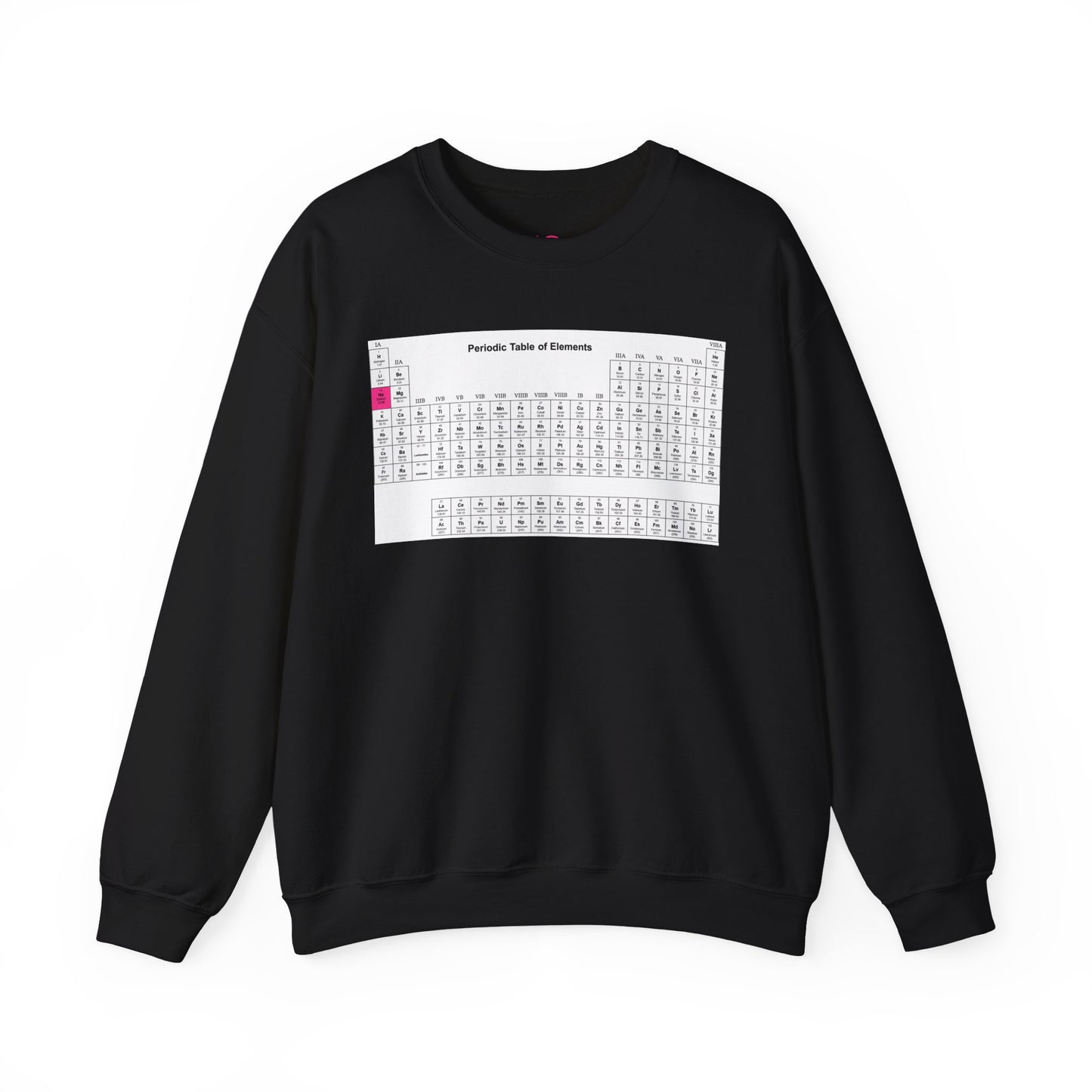 Sodium Periodic Table Sweatshirt