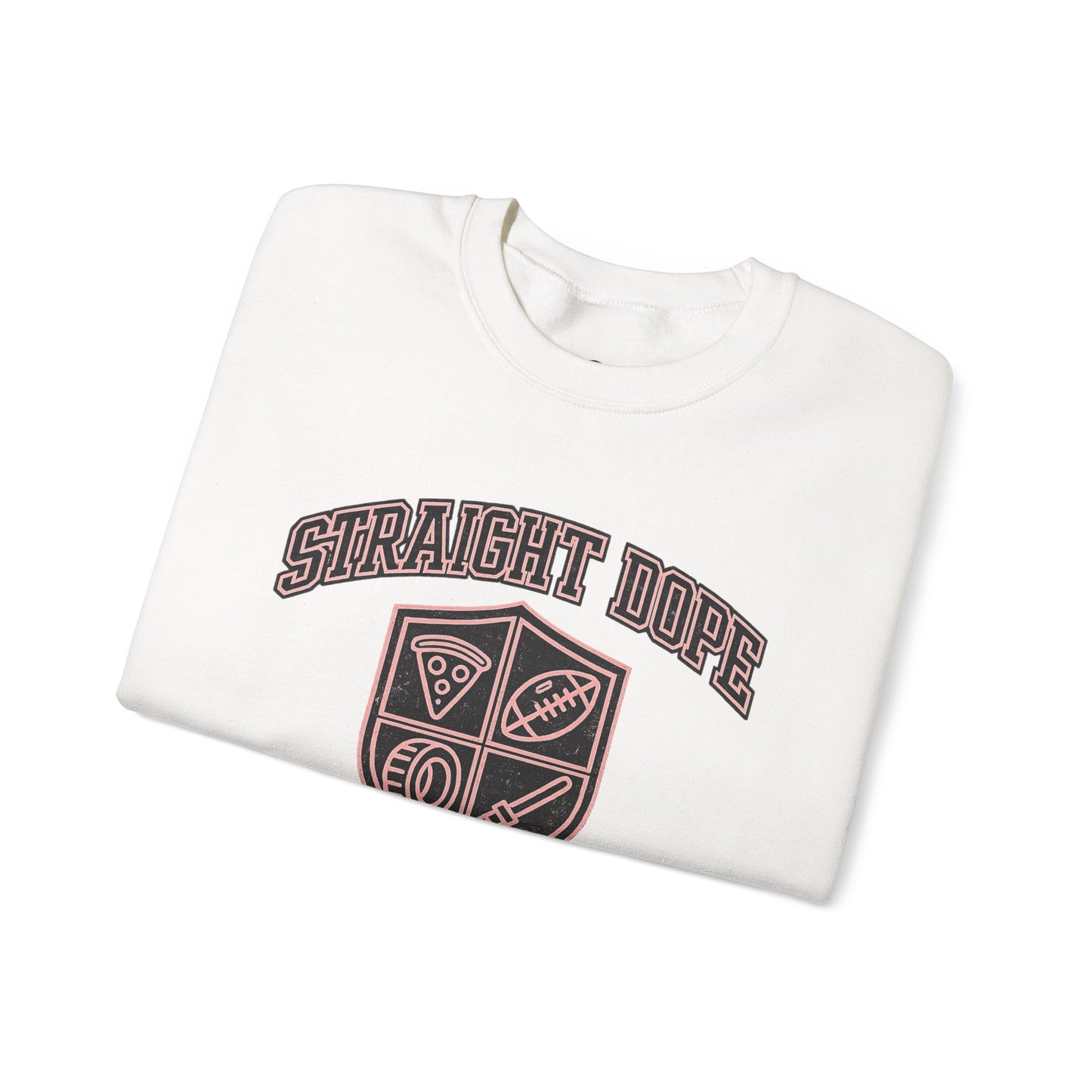 Straight Dope Media Used Up Varsity Sweatshirt