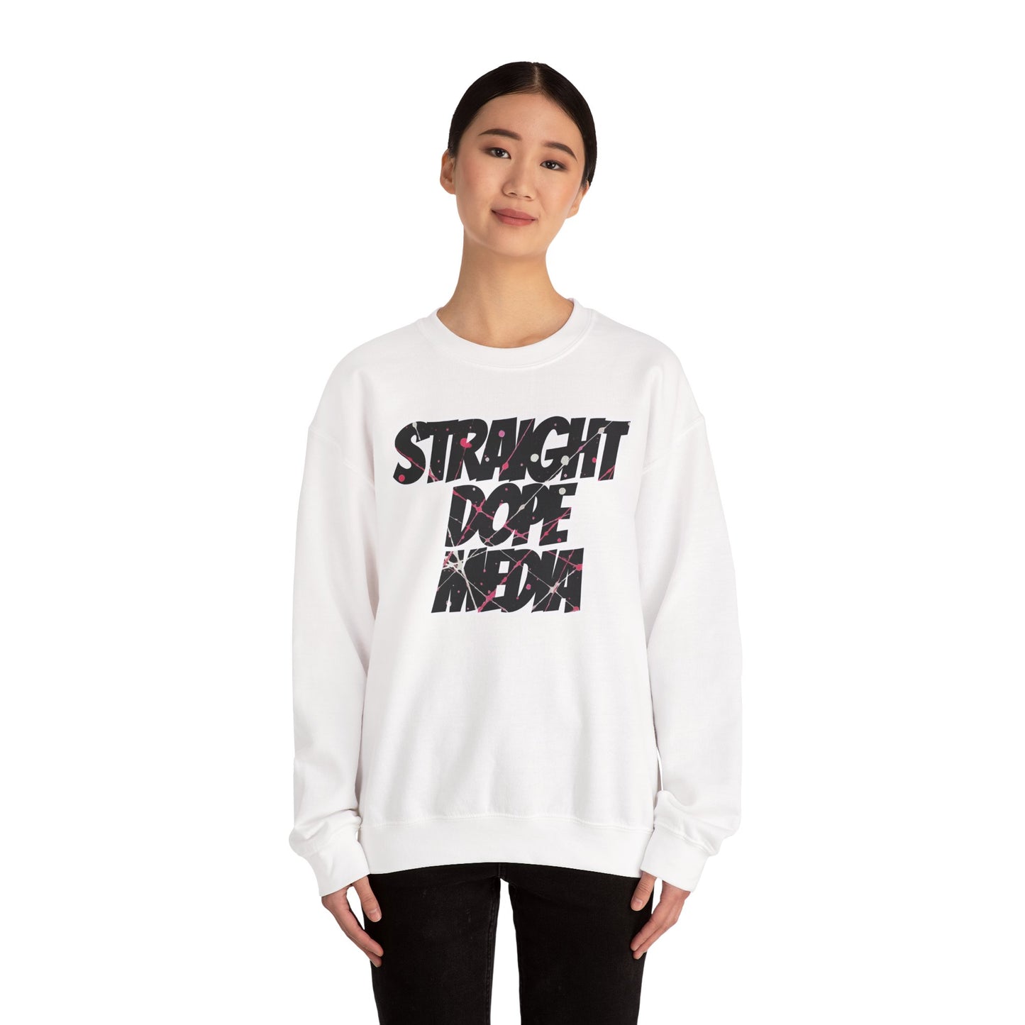 Straight Dope Media Paint Splatter Sweatshirt