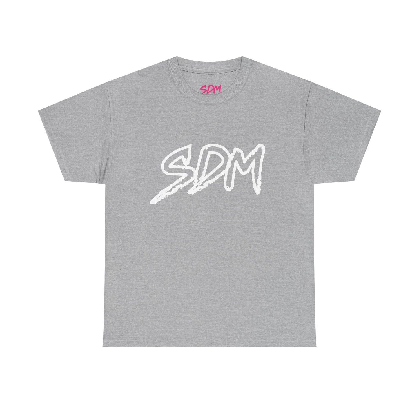 SDM White Outline Tee