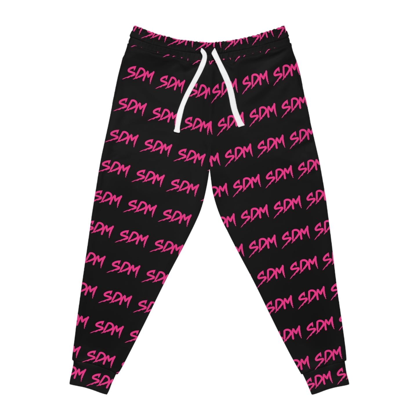 SDM Pink Logo on Black AO Joggers