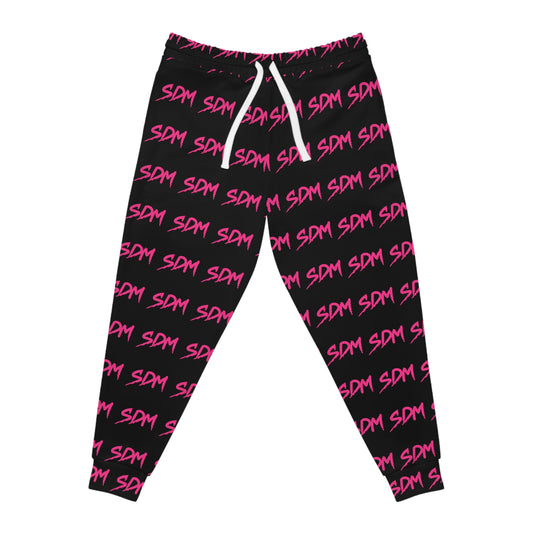 SDM Pink Logo on Black AO Joggers