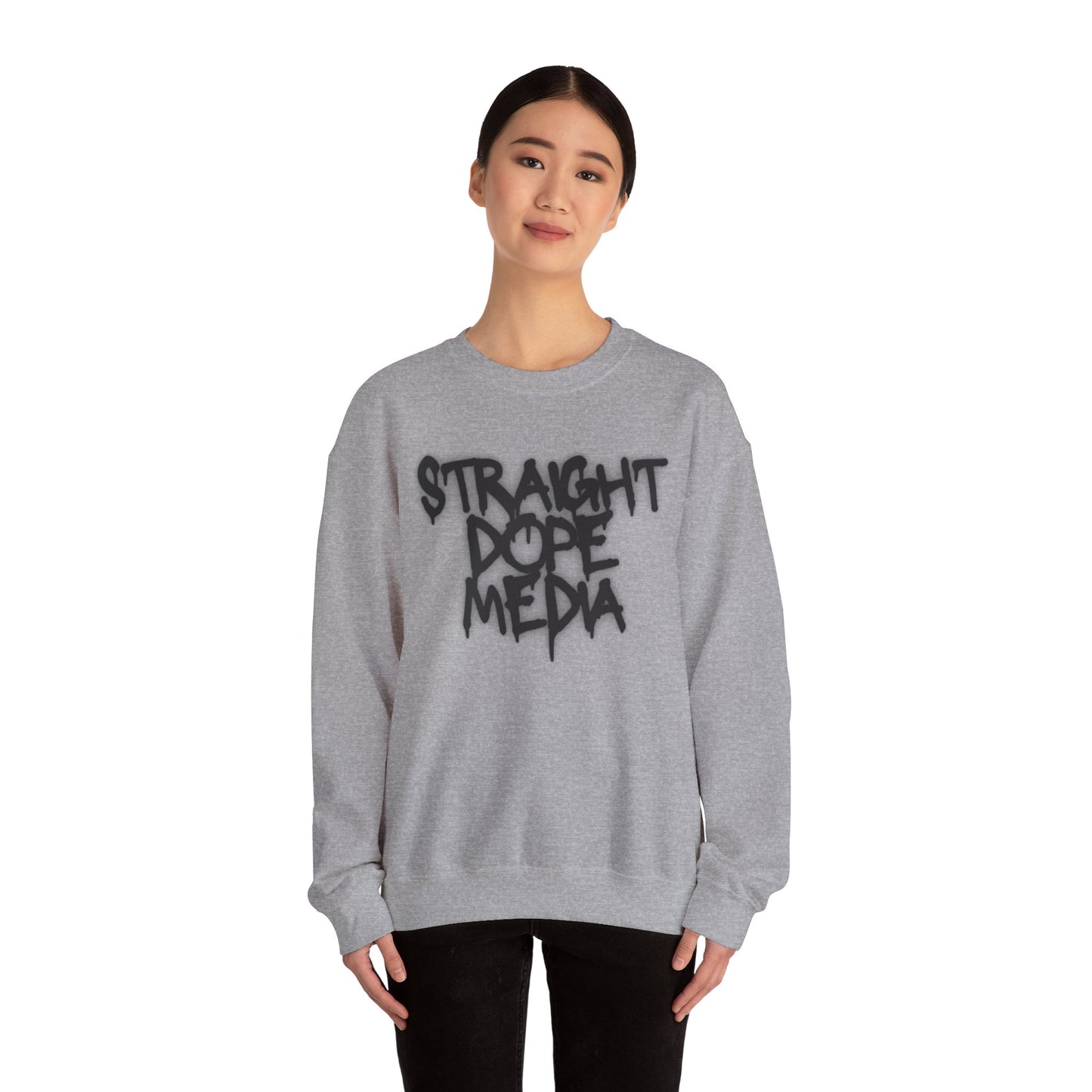 Straight Dope Media Black Graffiti Sweatshirt