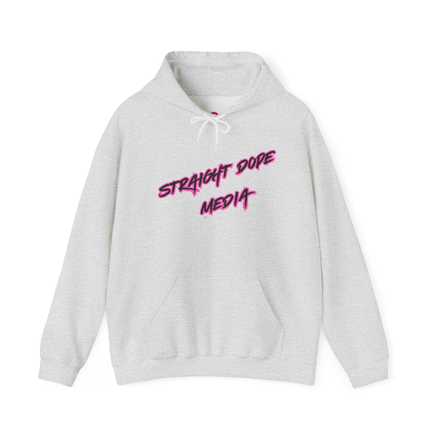 Straight Dope Media Pink Outline Hoodie