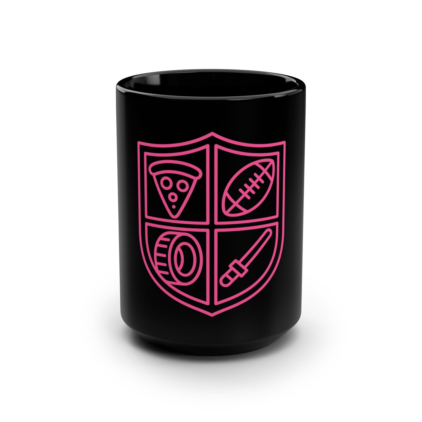 SDM Crest Black 15oz Mug