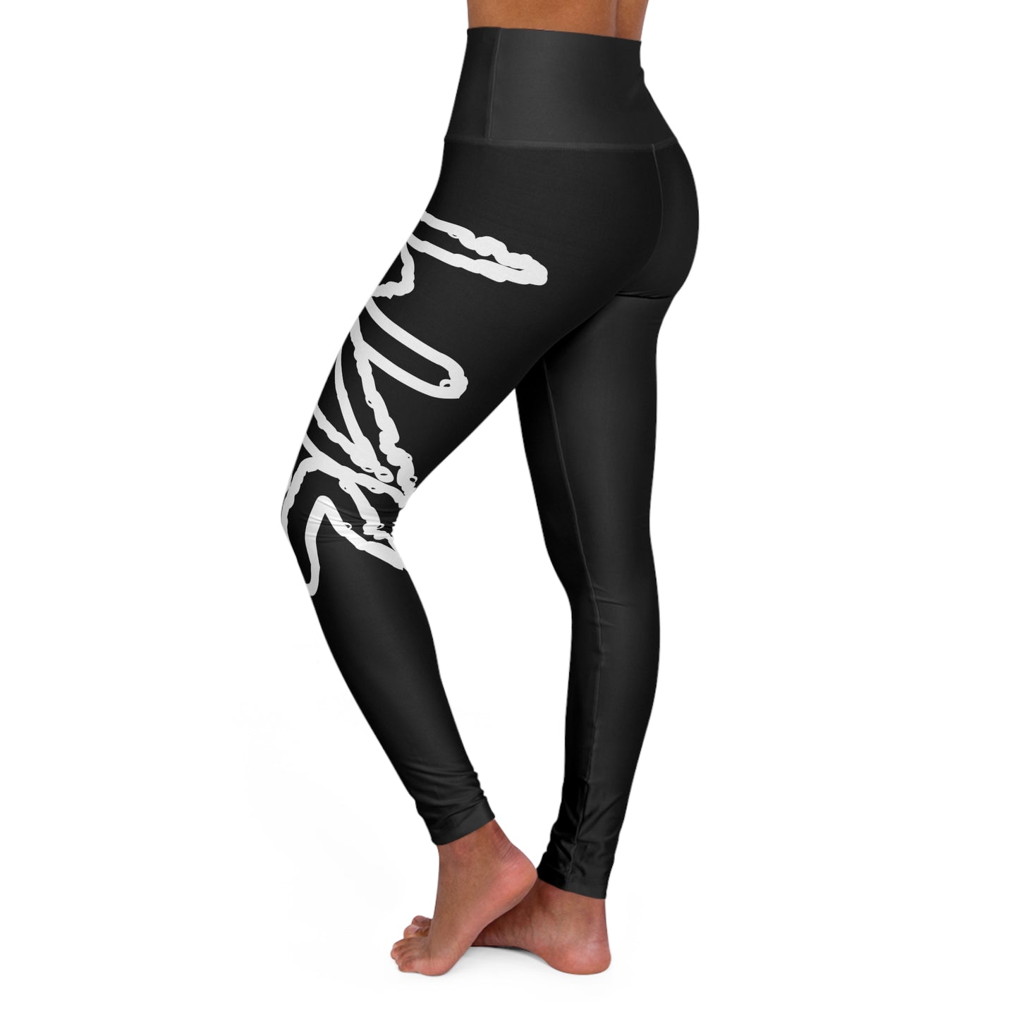 SDM White Outline Logo Leggings