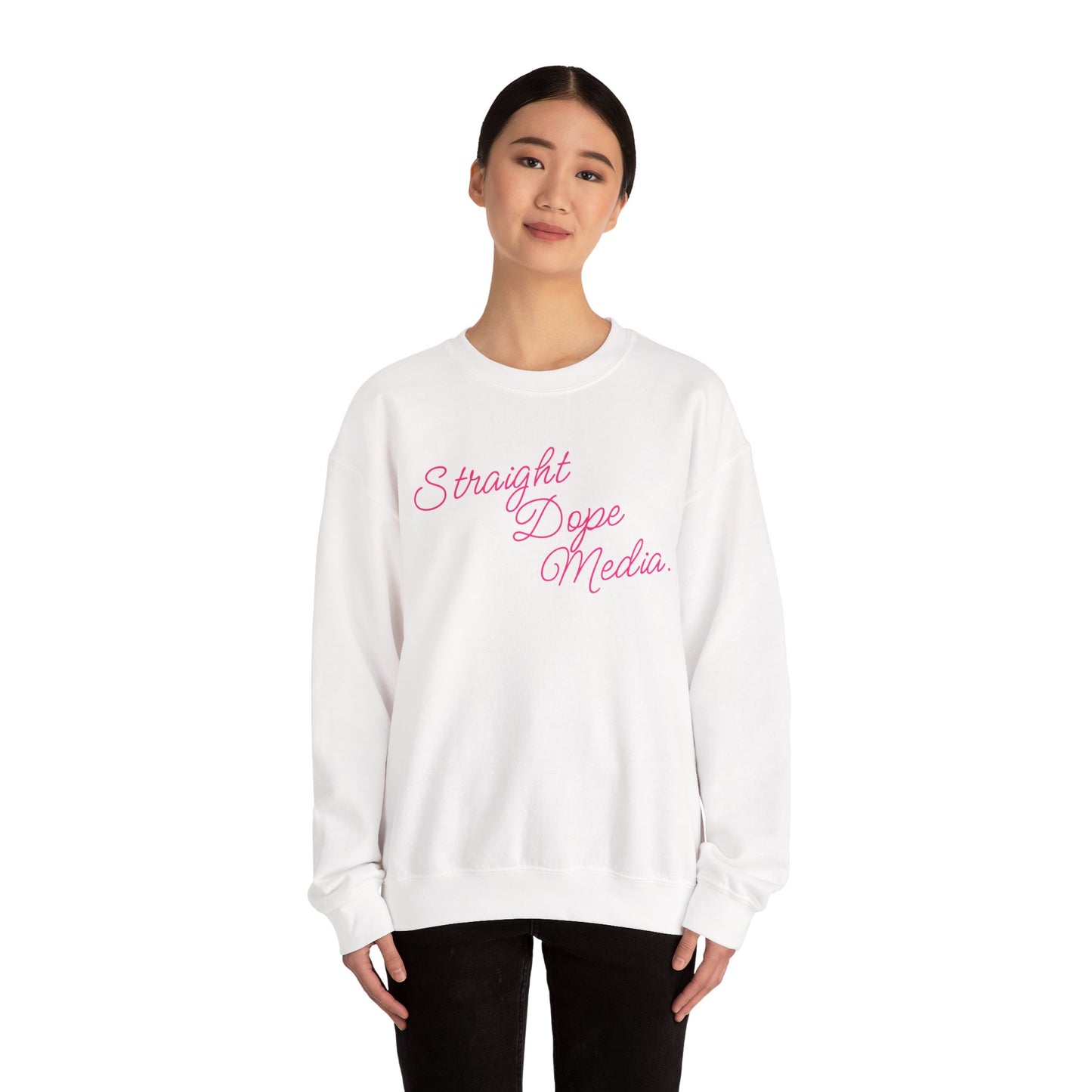 Straight Dope Media Hipster Script Sweatshirt