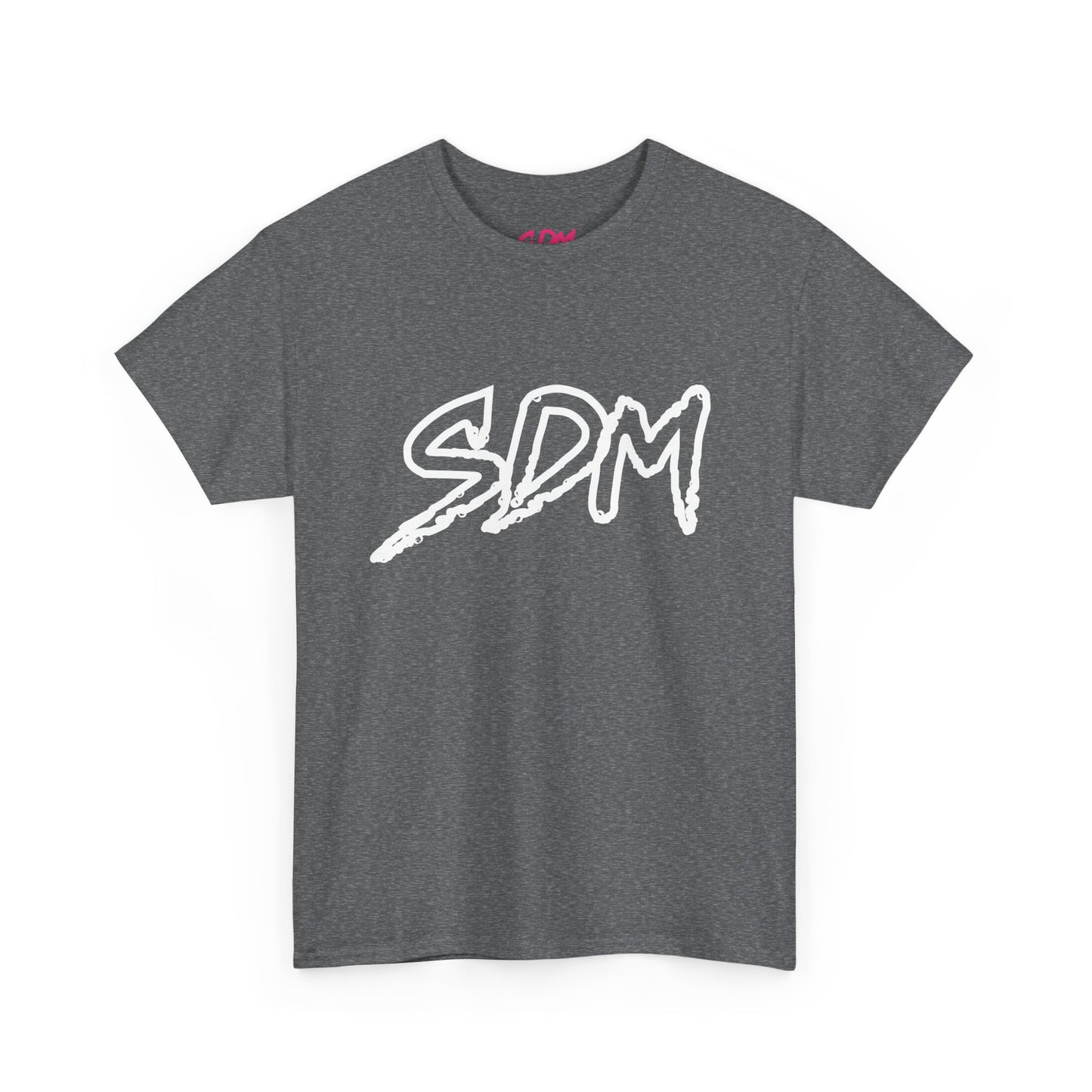 SDM White Outline Tee