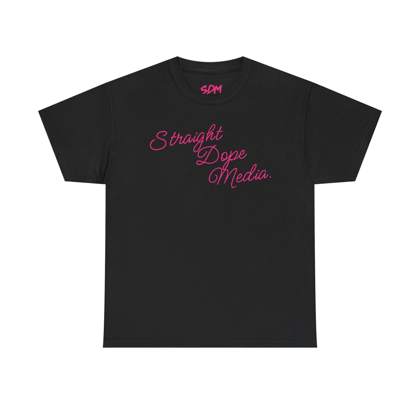 Straight Dope Media Hipster Script Tee