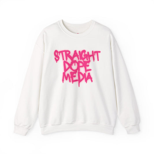 Straight Dope Media Pink Graffiti Sweatshirt