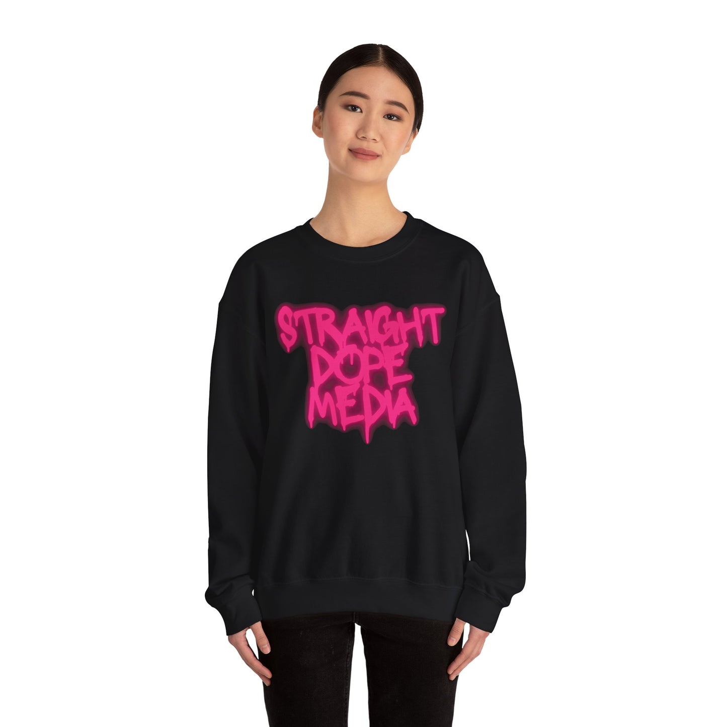 Straight Dope Media Pink Graffiti Sweatshirt