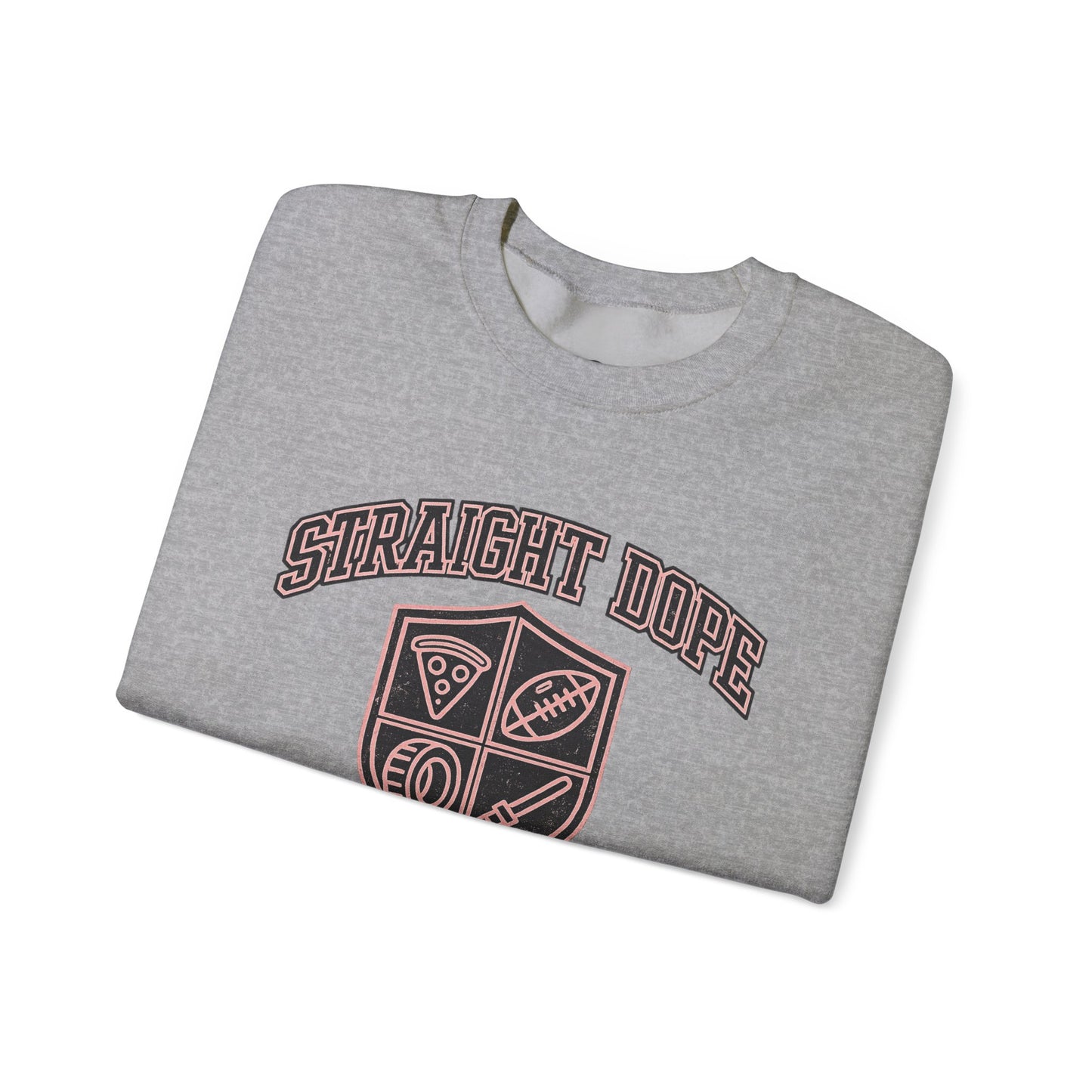 Straight Dope Media Used Up Varsity Sweatshirt