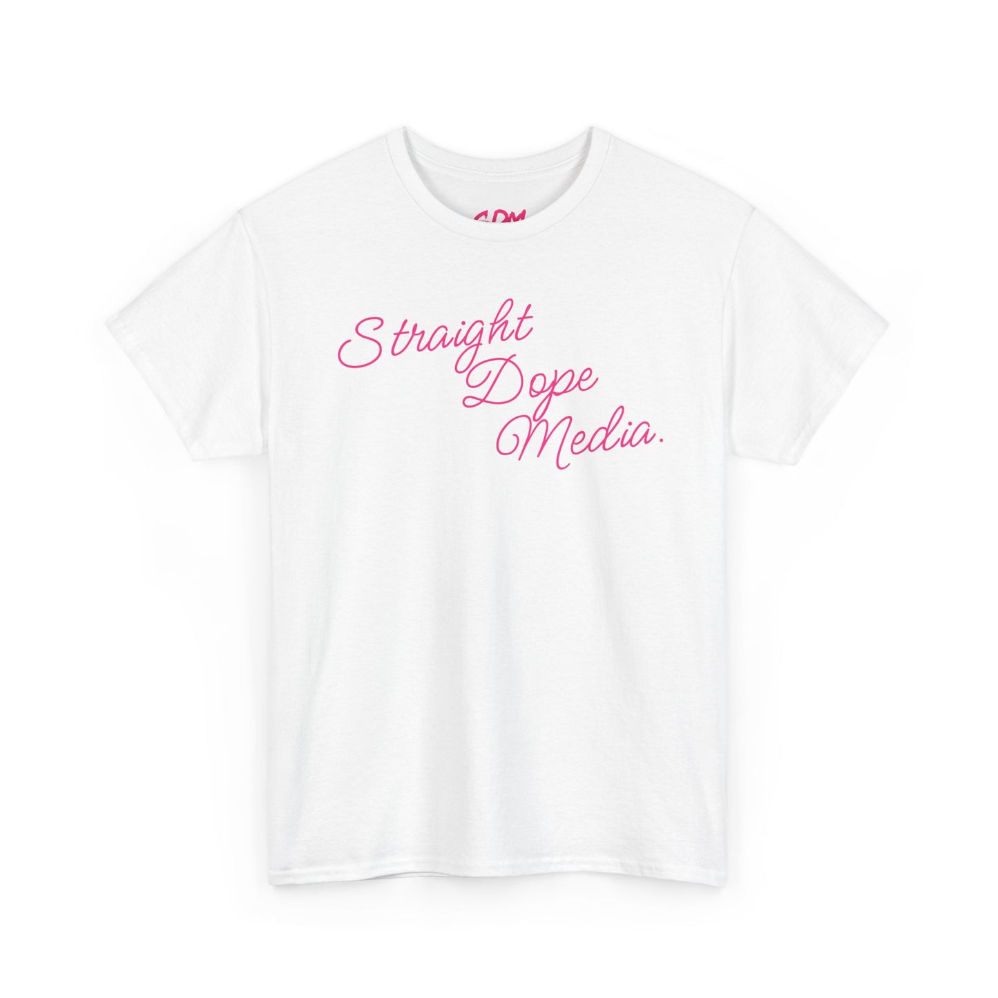 Straight Dope Media Hipster Script Tee